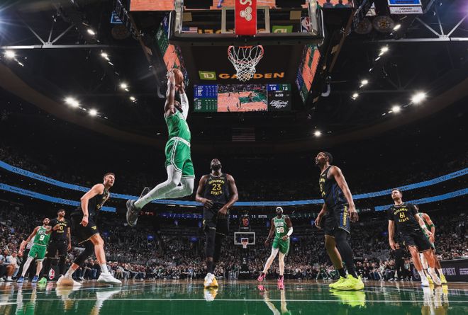 凯尔特人双探花统治赛场 勇士残阵不敌绿军